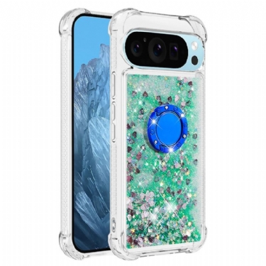 Cover Google Pixel 10 / 10 Pro Telefon Etui Glitter Med Ringholder