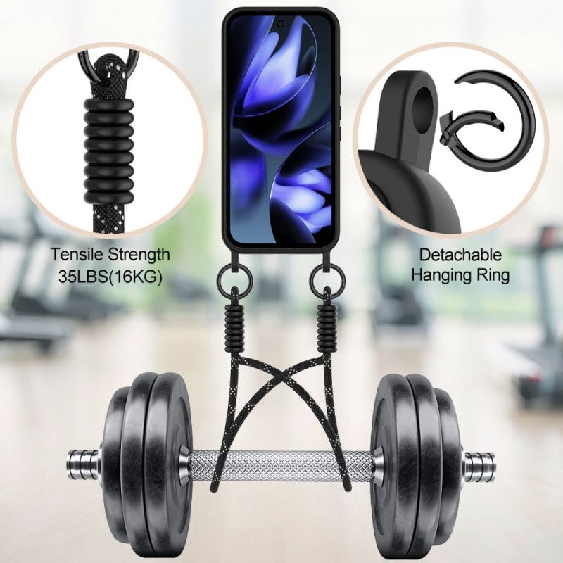 Cover Google Pixel 10 / 10 Pro Telefon Etui Kortholder Med Snor