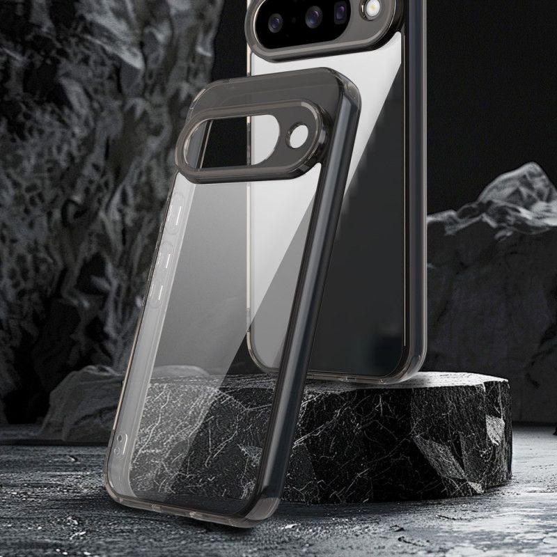 Cover Google Pixel 10 / 10 Pro Telefon Etui Transparent Med Metalkant