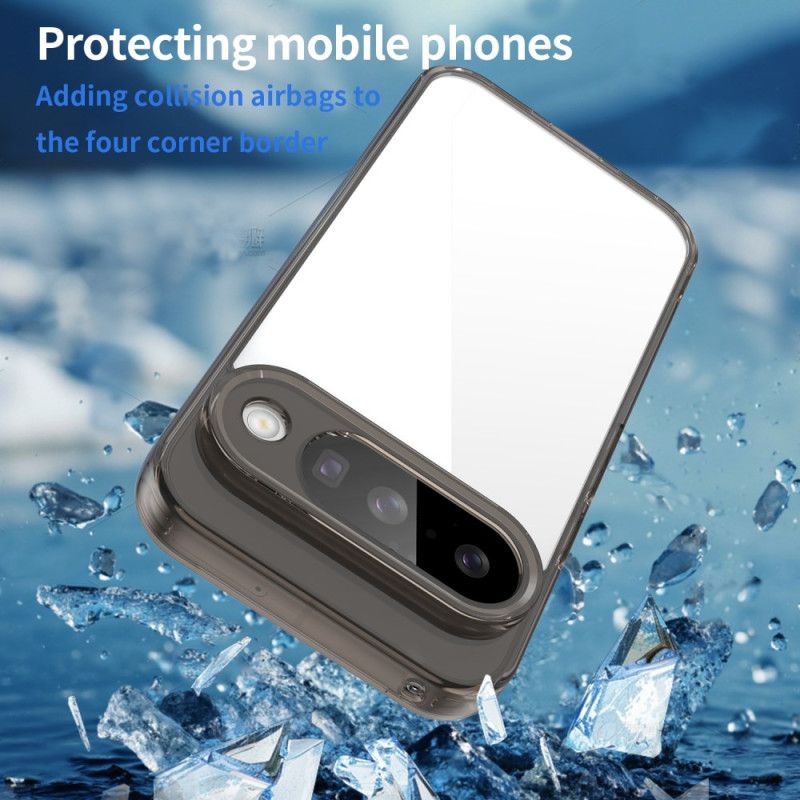 Cover Google Pixel 10 / 10 Pro Telefon Etui Transparent Med Metalkant