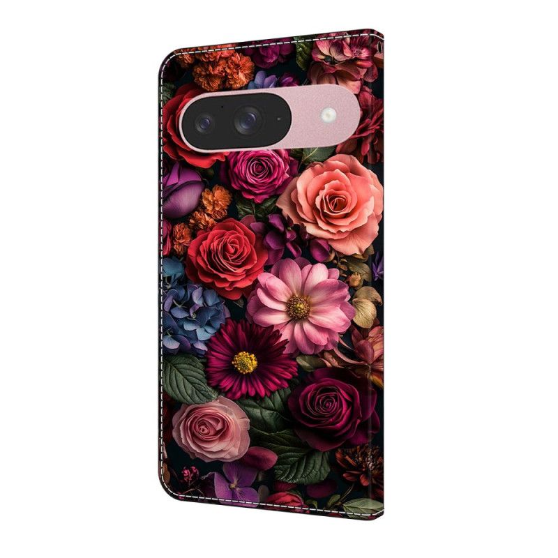 Flip Cover Google Pixel 10 / 10 Pro Blomsterprint