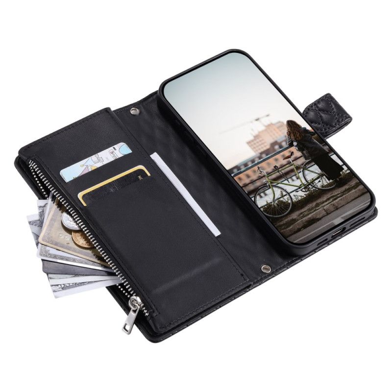 Flip Cover Google Pixel 10 / 10 Pro Quiltet Med Lynlåslomme