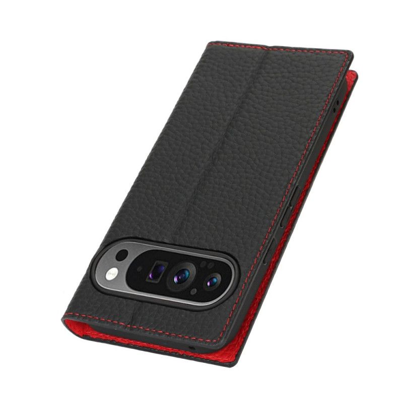 Flip Cover Google Pixel 10 / 10 Pro Tekstureret Læderrem