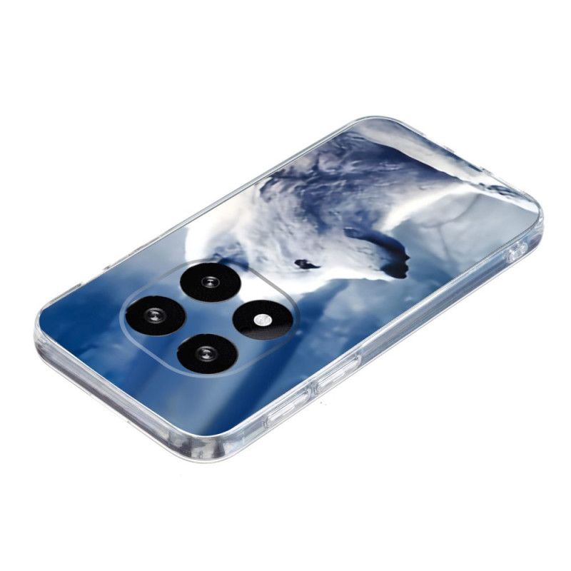 Cover Til Xiaomi Redmi Note 14 Pro 5g Hvid Ulv