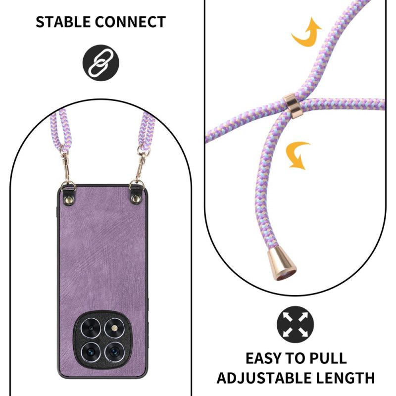 Cover Til Xiaomi Redmi Note 14 Pro 5g Lædereffekt