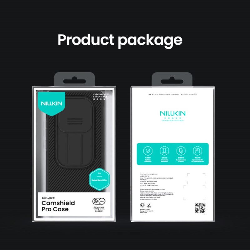 Cover Xiaomi Redmi Note 14 Pro 5g Nillkin Camshield Pro-serien