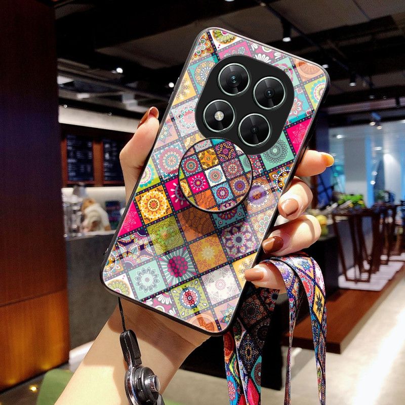 Cover Xiaomi Redmi Note 14 Pro 5g Patchwork-rem Og Ringholder