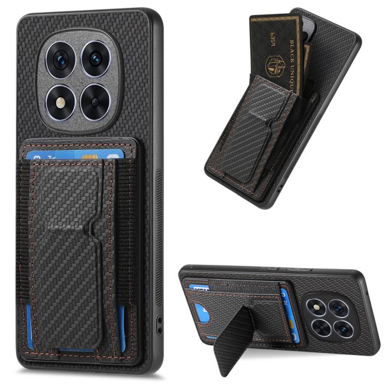 Cover Xiaomi Redmi Note 14 Pro 5g Stativ Og Kortholder I Kulfiber