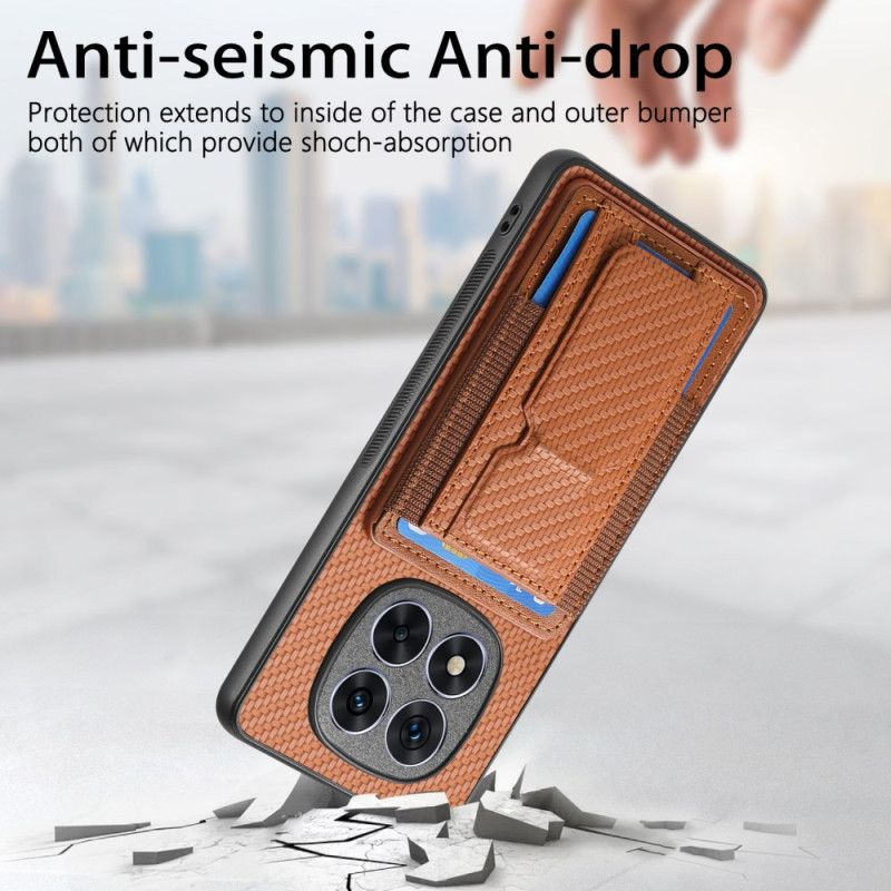 Cover Xiaomi Redmi Note 14 Pro 5g Stativ Og Kortholder I Kulfiber