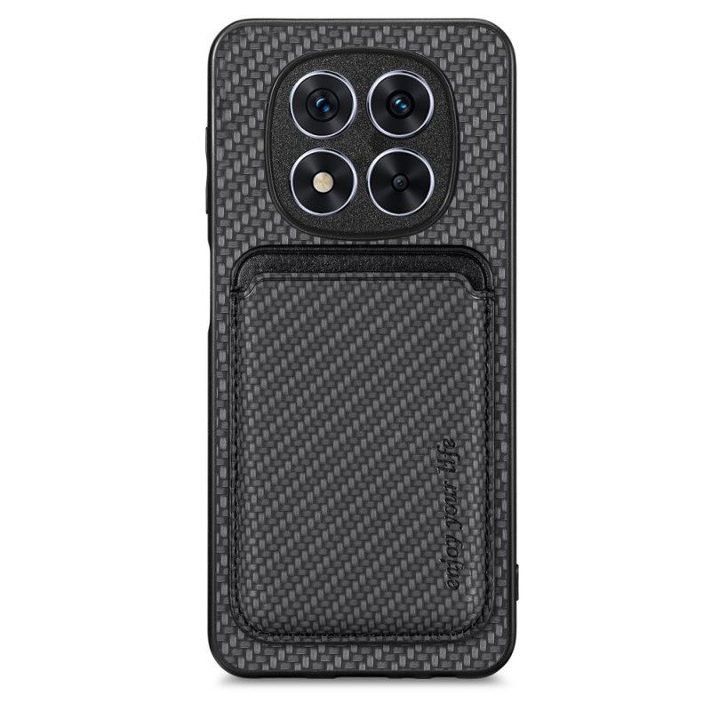 Cover Xiaomi Redmi Note 14 Pro 5g Telefon Etui Aftagelig Kortholder I Kulfiber