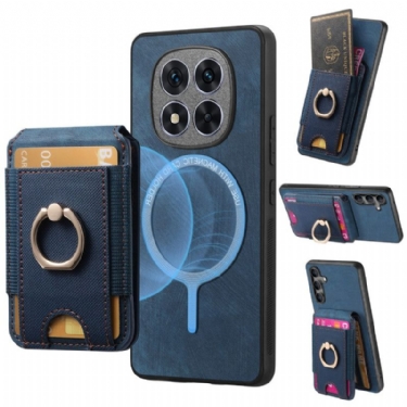 Cover Xiaomi Redmi Note 14 Pro 5g Telefon Etui Magnetisk Kortholder Med Lodret Klap