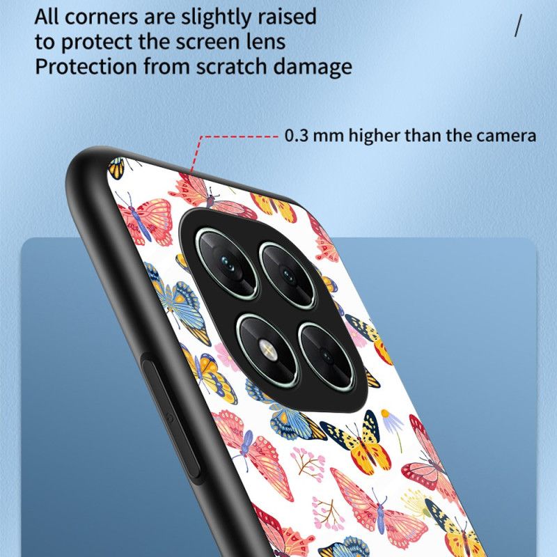 Cover Xiaomi Redmi Note 14 Pro 5g Telefon Etui Sommerfugleserie