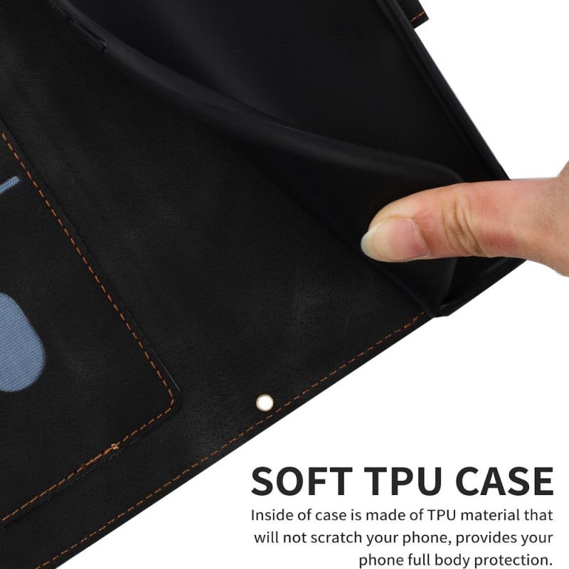 Flip Cover Til Xiaomi Redmi Note 14 Pro 5g Blomsterprint Med Rem