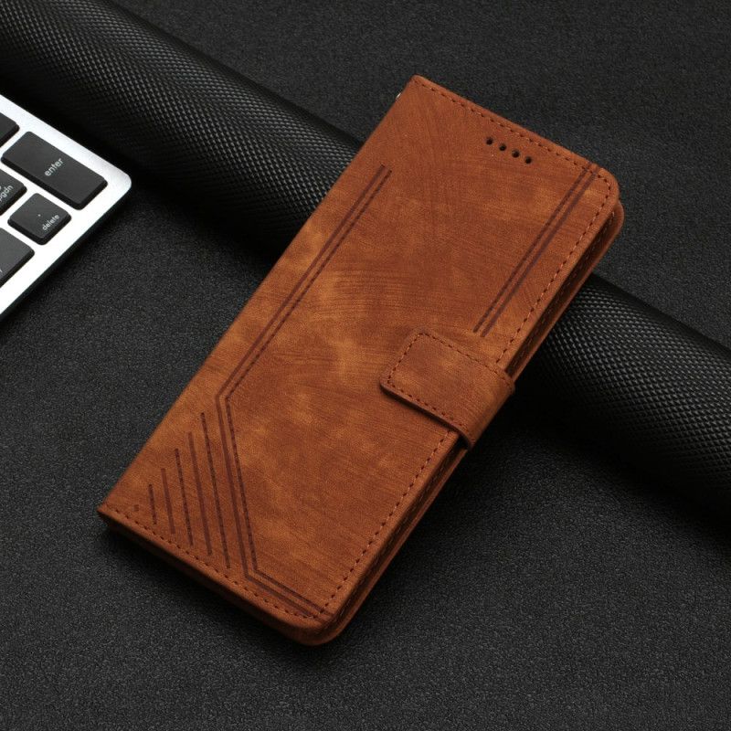 Flip Cover Til Xiaomi Redmi Note 14 Pro 5g Linjedesign