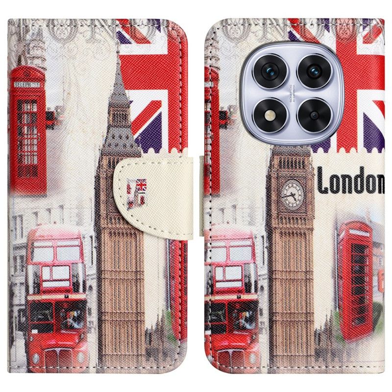 Flip Cover Til Xiaomi Redmi Note 14 Pro 5g London Life
