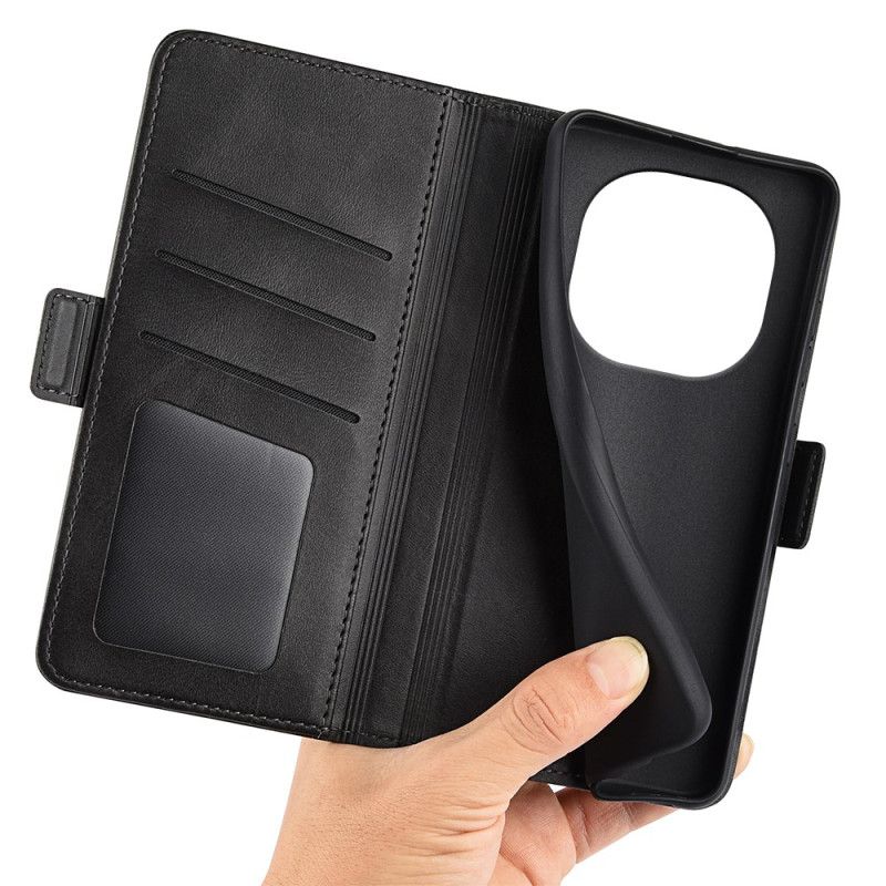 Flip Cover Xiaomi Redmi Note 14 Pro 5g Dobbelt Lås