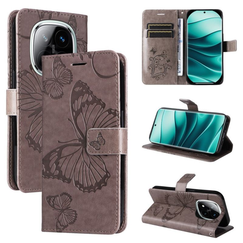 Flip Cover Xiaomi Redmi Note 14 Pro 5g Kæmpesommerfugle