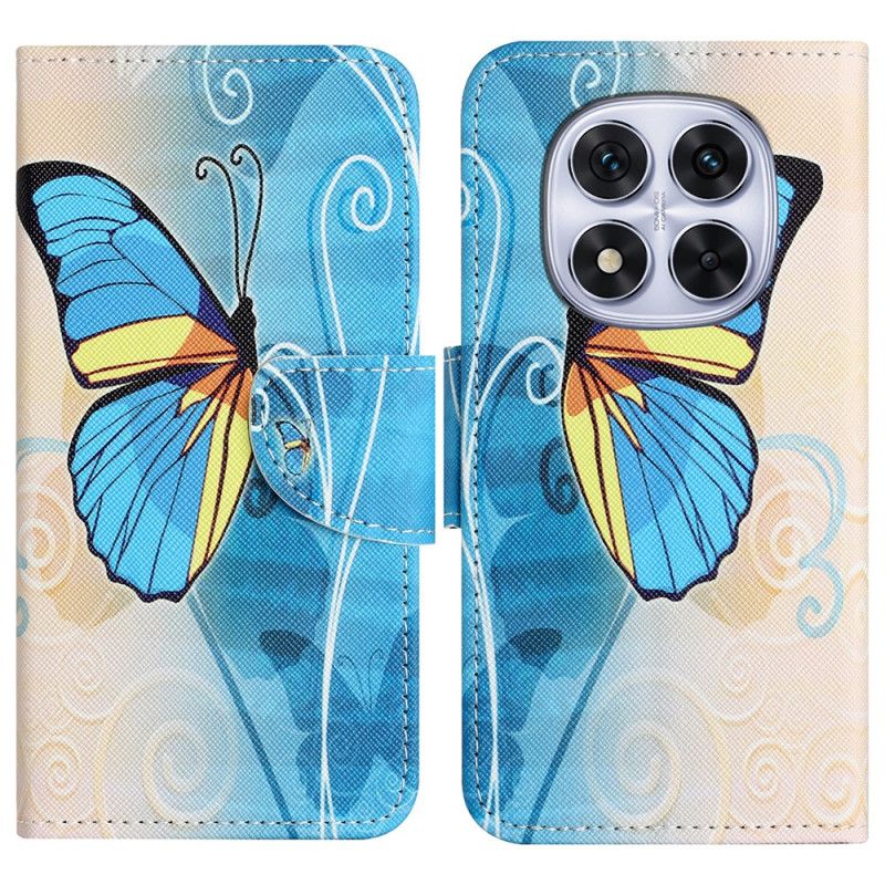 Flip Cover Xiaomi Redmi Note 14 Pro 5g Sommerfugleprint
