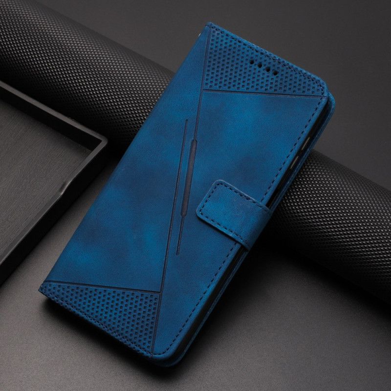 Flip Cover Xiaomi Redmi Note 14 Pro 5g Stribet Ruskindseffekt