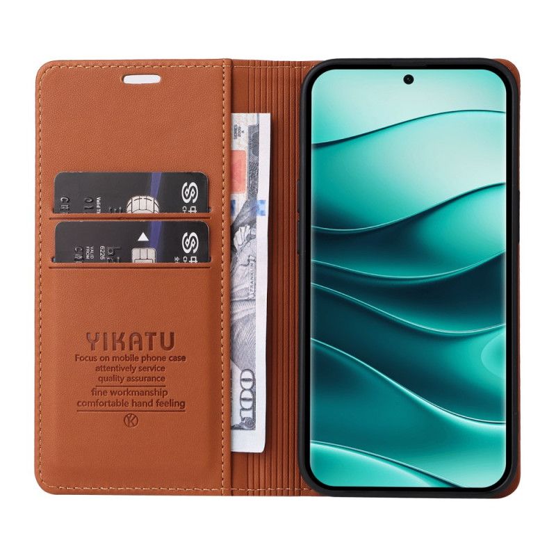 Flip Cover Xiaomi Redmi Note 14 Pro 5g Yikatu Kunstlæder