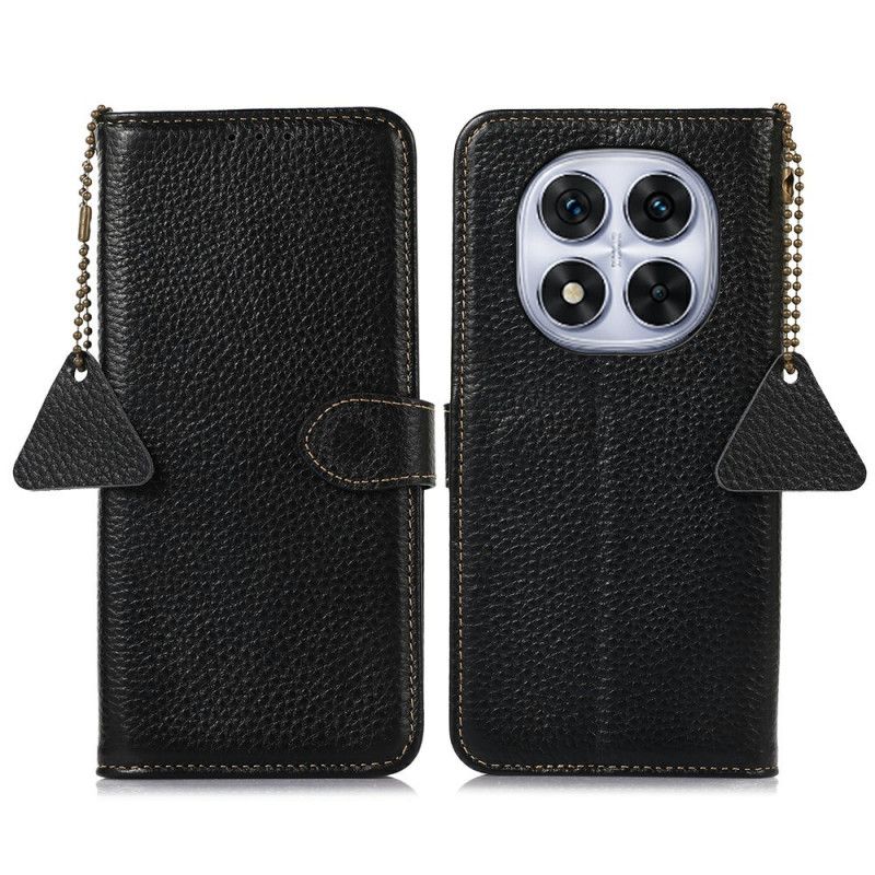 Læder Cover Xiaomi Redmi Note 14 Pro 5g Ægte Læder Rfid-blokering