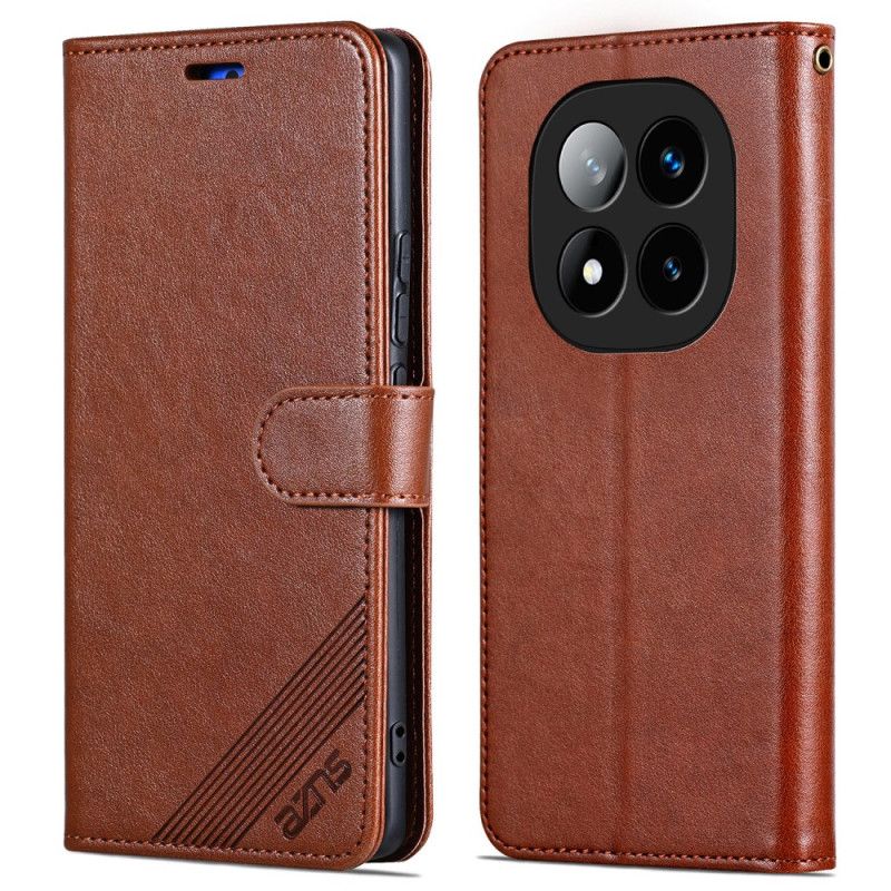 Læder Cover Xiaomi Redmi Note 14 Pro 5g Telefon Etui Azns