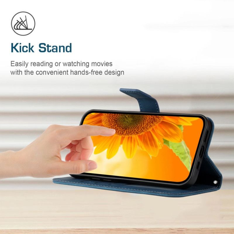 Læder Cover Xiaomi Redmi Note 14 Pro 5g Telefon Etui Solsikkeprint