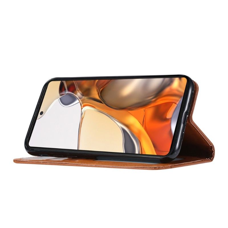 Læder Cover Xiaomi 11T / 11T Pro Original Stand Case Læder Effekt