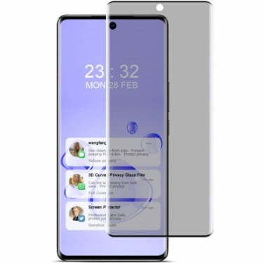 Anti-spion Hærdet Glasskærmbeskytter Til Vivo V30 5g