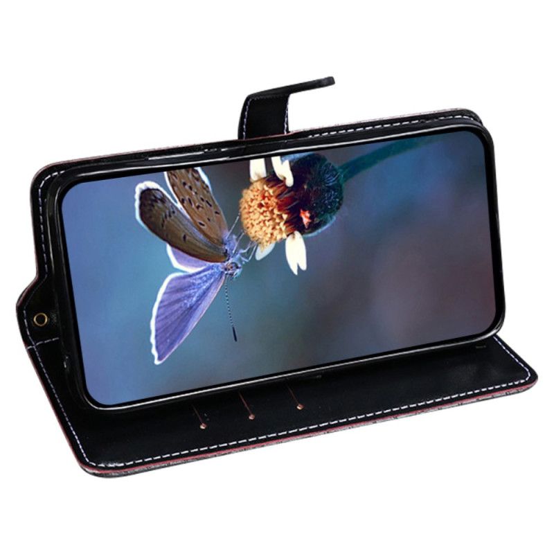 Flip Cover Til Vivo V30 5g Krokodilletekstur