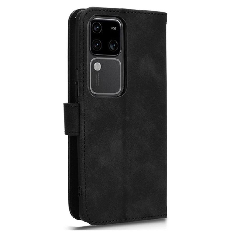 Flip Cover Til Vivo V30 5g Ruskindseffekt