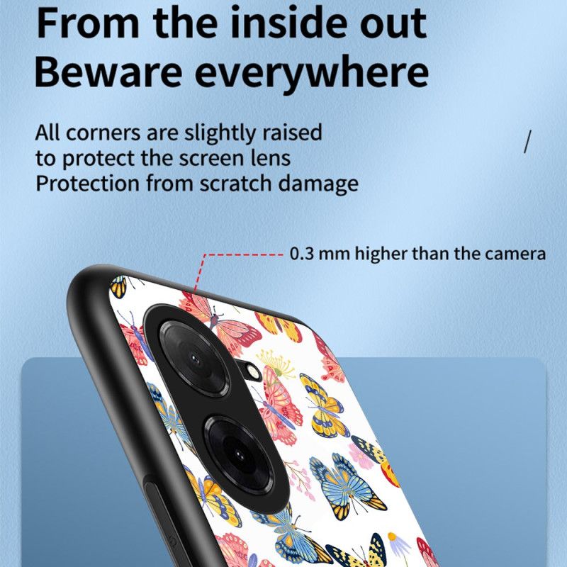 Cover Poco C71 Sommerfuglehærdet Glas