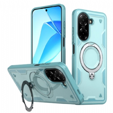 Cover Poco C71 Telefon Etui Magsafe Kompatibel Med Militærbeskyttelse Og Stativ