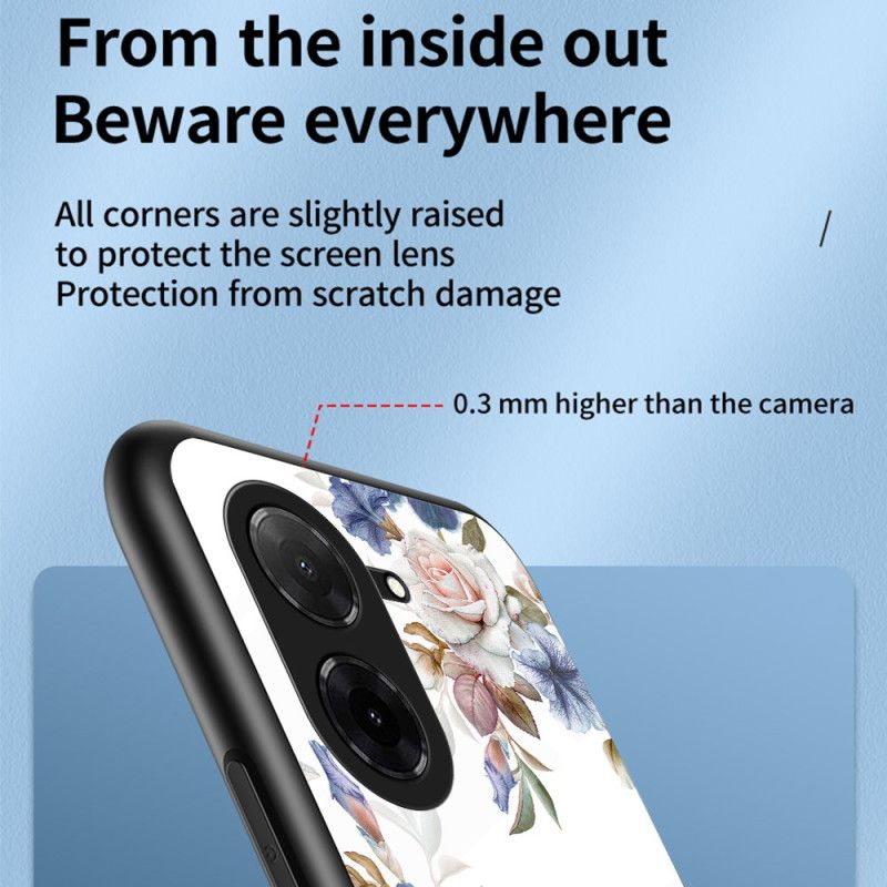 Cover Til Poco C71 Blomsterhærdet Glas