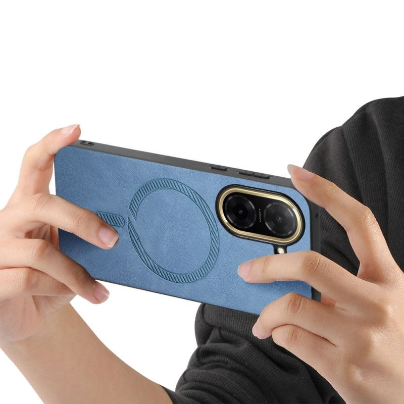 Cover Til Poco C71 Magsafe-kompatibel Med Lædereffekt