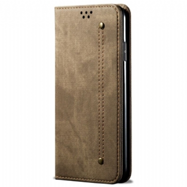 Flip Cover Poco C71 Denimstof