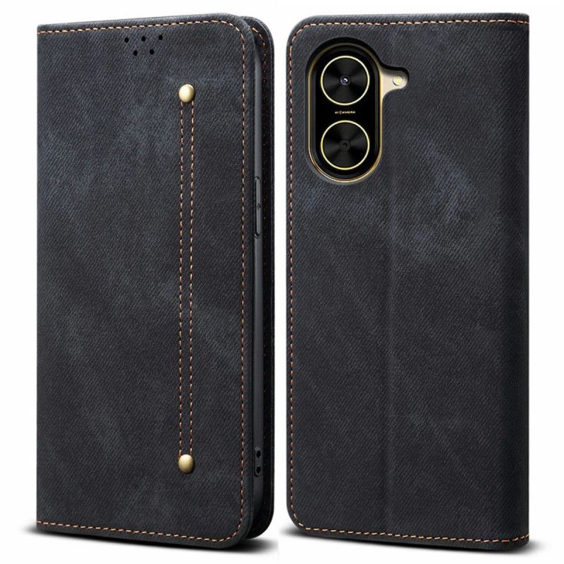 Flip Cover Poco C71 Denimstof