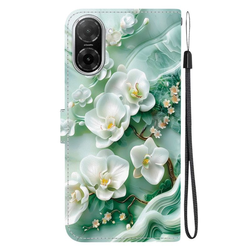 Flip Cover Poco C71 Jadeblomster