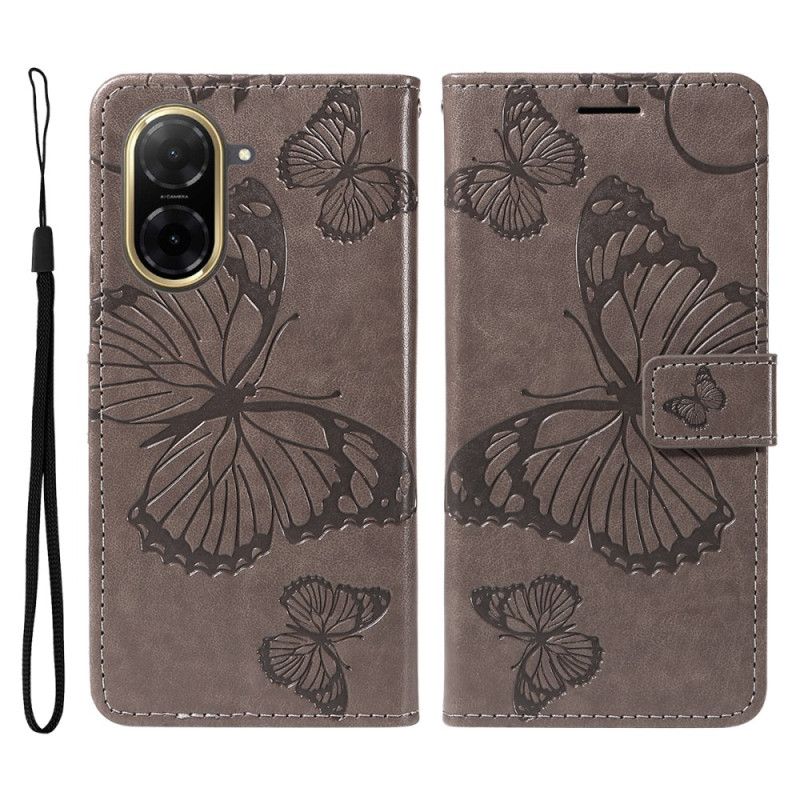 Flip Cover Poco C71 Kæmpesommerfugle