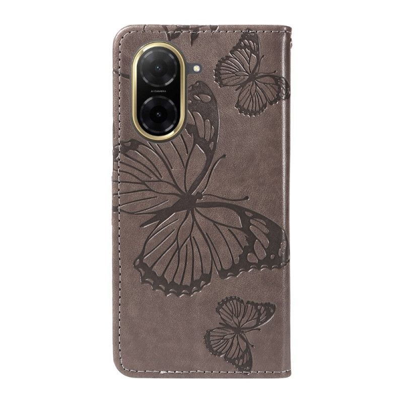 Flip Cover Poco C71 Kæmpesommerfugle