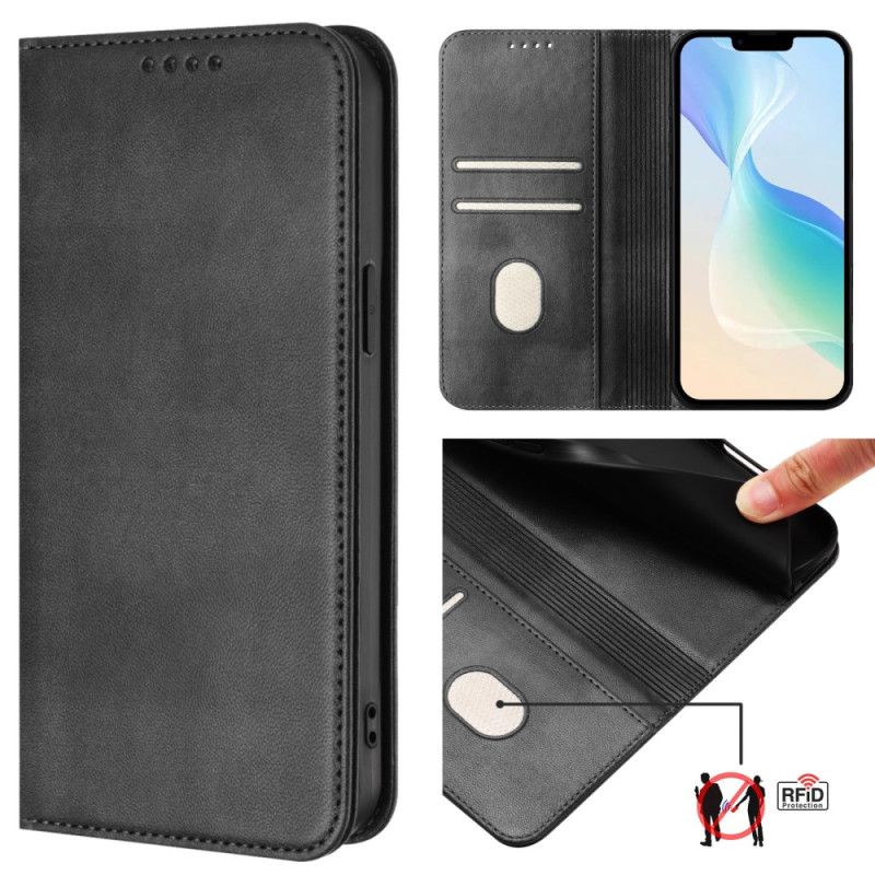 Flip Cover Poco C71 Retro Design Rfid-beskyttelse