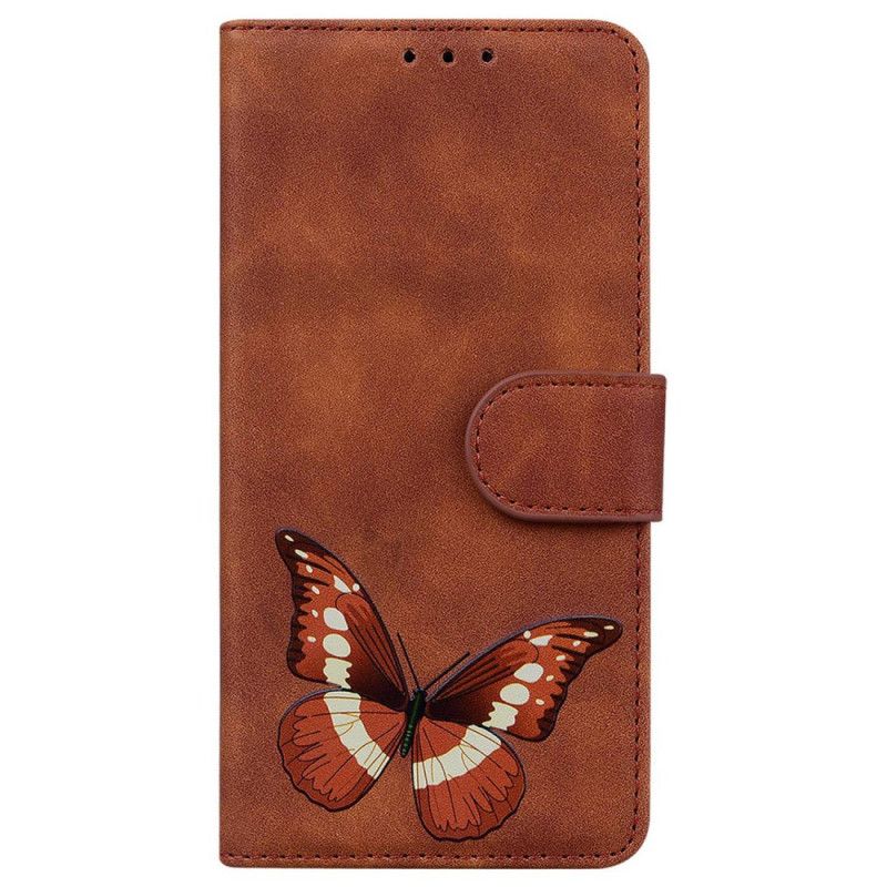 Flip Cover Poco C71 Sommerfugl