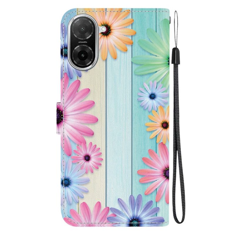 Flip Cover Til Poco C71 Farverige Solsikker