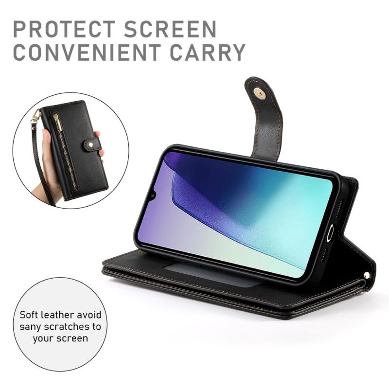 Flip Cover Til Poco C71 Rem Og Skulderrem Rem