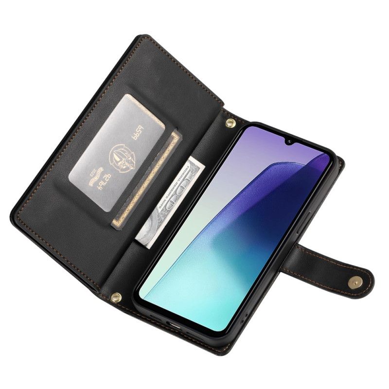 Flip Cover Til Poco C71 Rem Og Skulderrem Rem