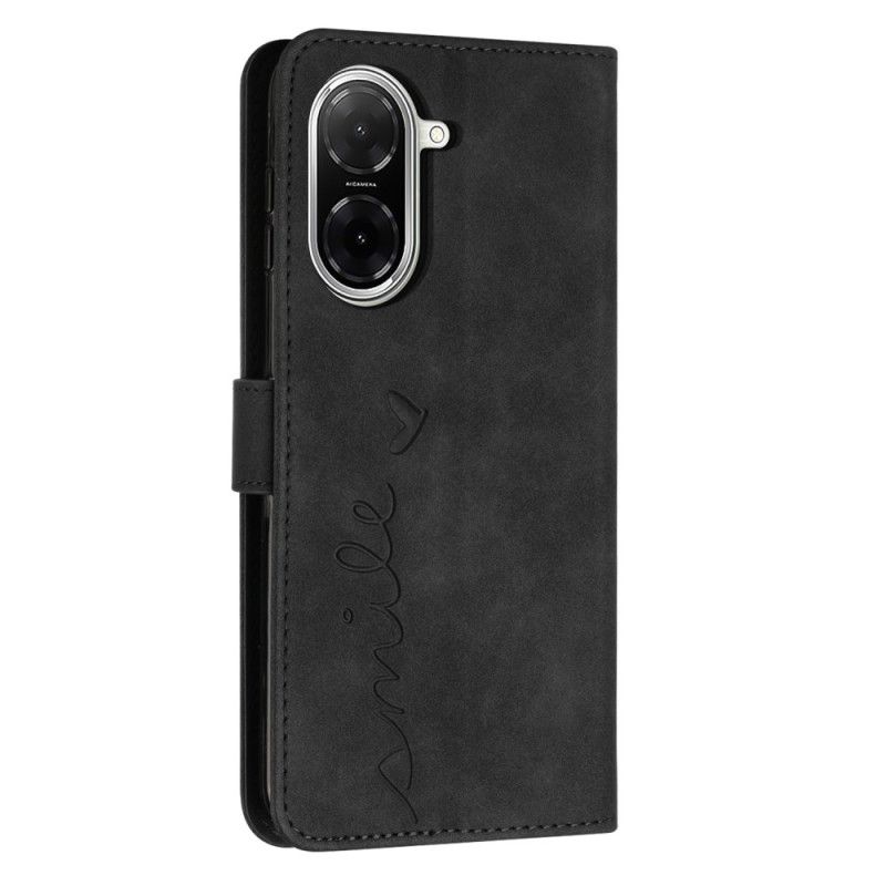 Flip Cover Til Poco C71 Smil