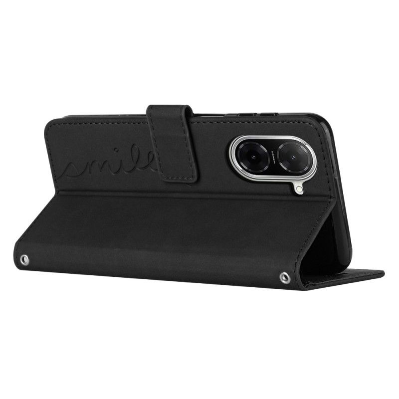 Flip Cover Til Poco C71 Smil