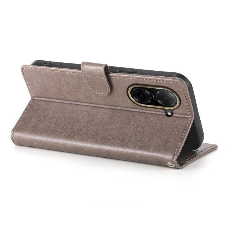 Læder Cover Poco C71 Telefon Etui Blomsterprint