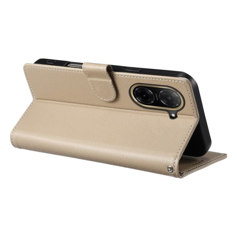 Læder Cover Poco C71 Telefon Etui Ensfarvet