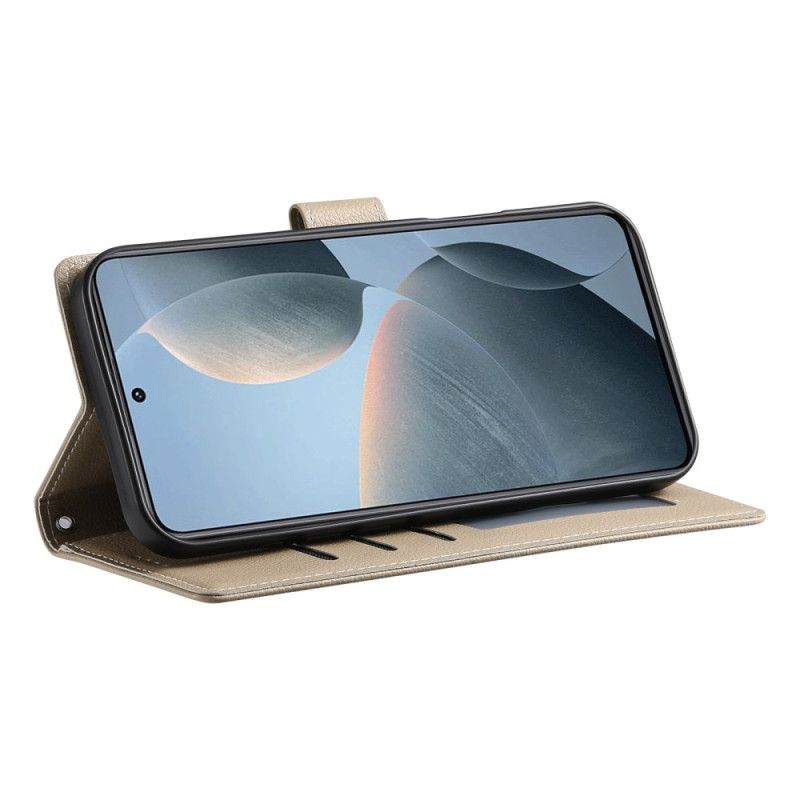 Læder Cover Poco C71 Telefon Etui Ensfarvet